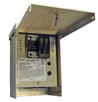 Generac 30-Amp 1-2 Circuit Manual Transfer Switch