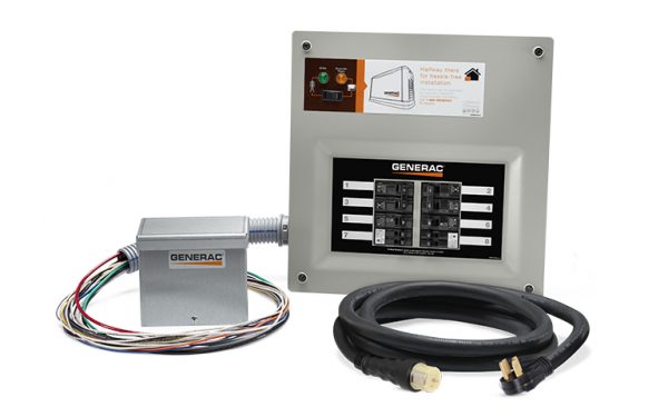 Generac Homelink™ 50A Manual Transfer Switch Kit with Aluminum PIB and Cord