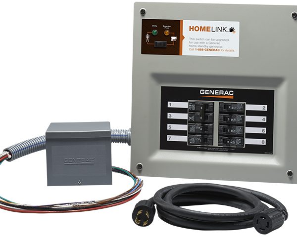Generac Homelink™ 30A Manual Transfer Switch Kit with Resin PIB and Cord
