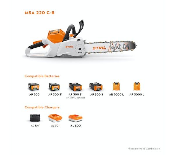 Stihl msa store 220 battery