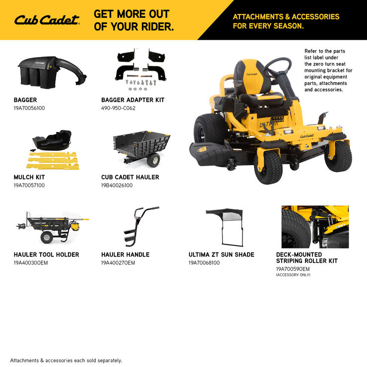 Cub Cadet ZTS2 60 (17BSGGY5A10) Cub Cadet ZTS2 60 (17BSGGY5A10)