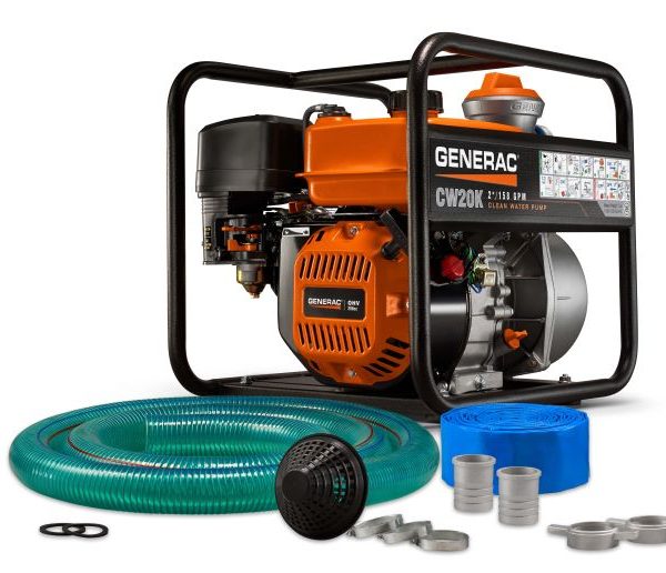 Generac 2" Clean Water Pump with Hose Kit