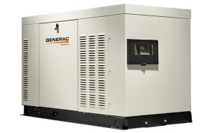 Generac Standby Generator, 22kW, 1980rpm, Aluminum Enclosure, SCAQMD Compliant