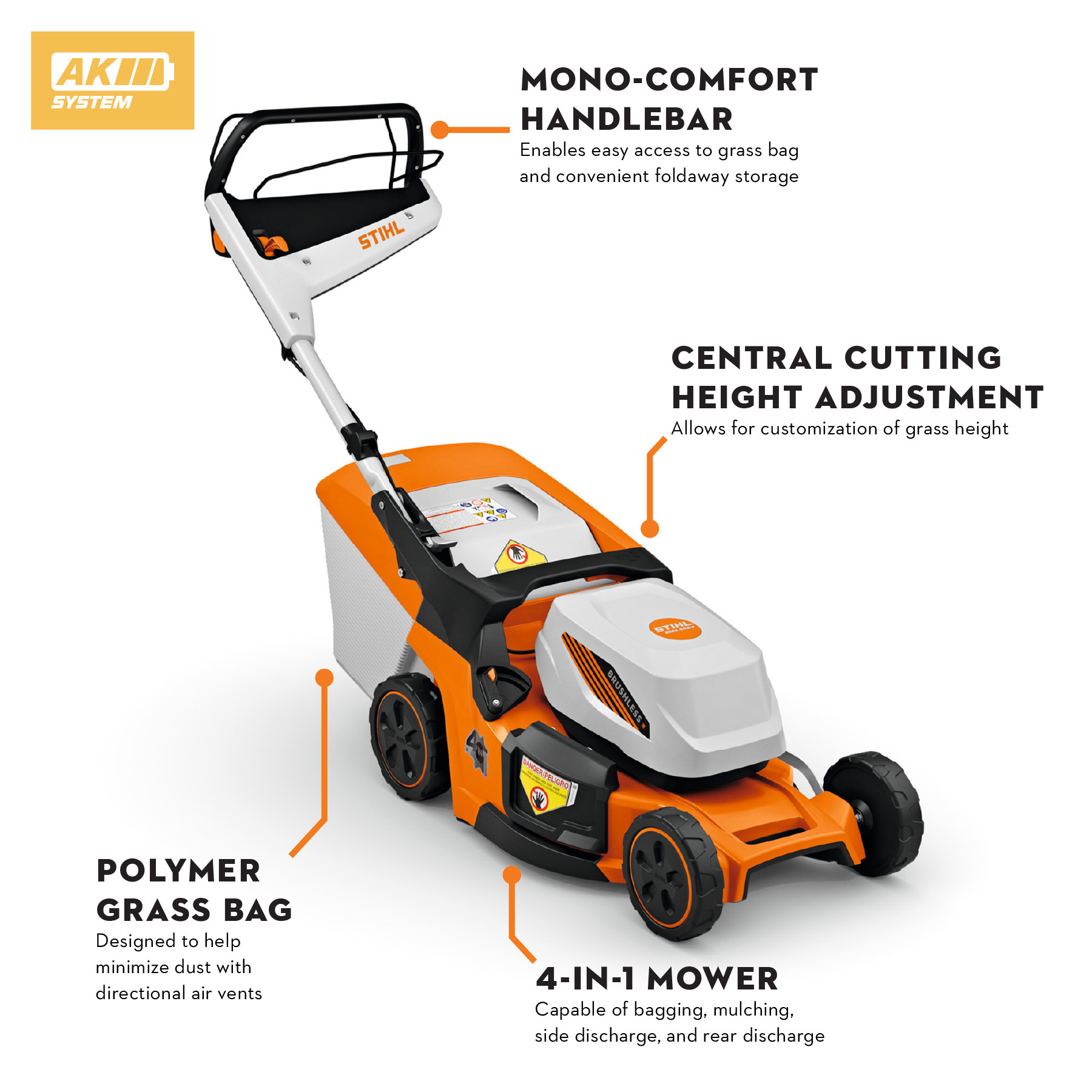 STIHL RMA 448 Battery Powered Lawn Mower