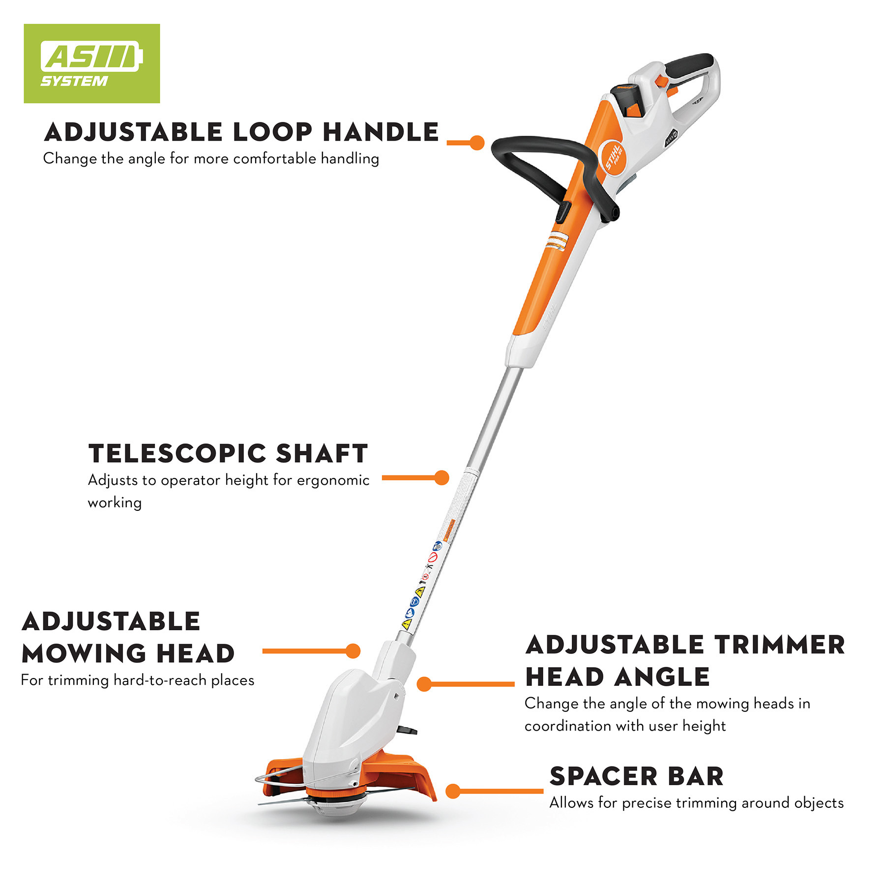 STIHL FSA 30 Battery Powered Grass Trimmer
